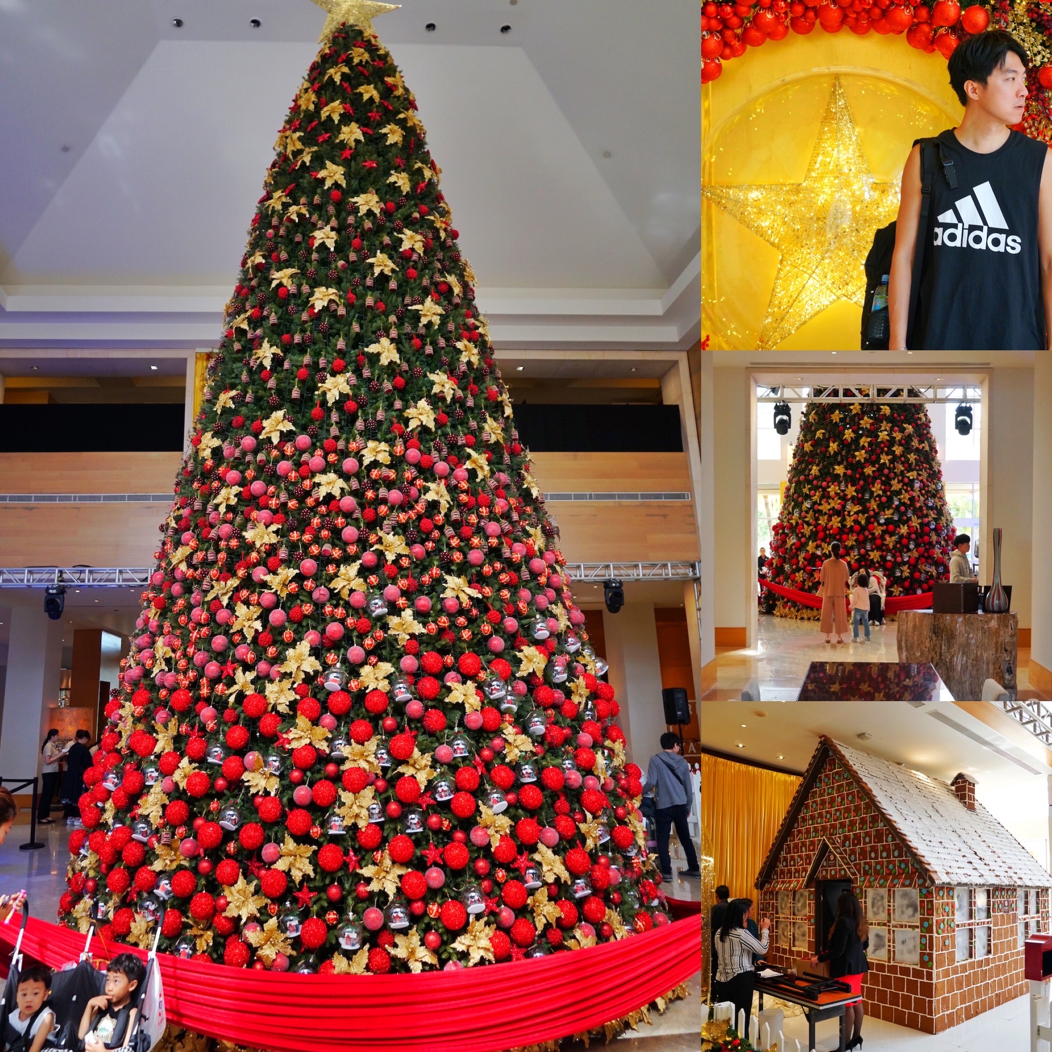 因適逢聖誕節，飯店內各角落都充滿聖誕氛圍及聖誕特別節目。