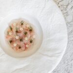 高雄方蒔The Front House夏季菜單-盛夏南國-胭脂蝦,鹽埕冬瓜糖,檸檬馬鞭草,番茄